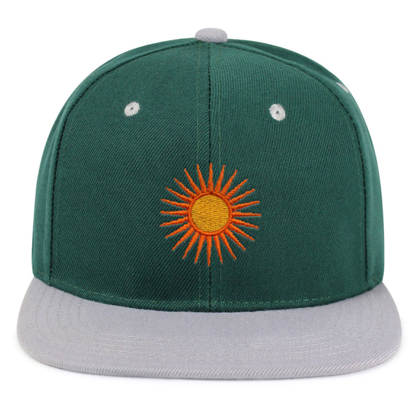 Sun Snapback Hat Embroidered Hip-Hop Baseball Cap Sunny Summer