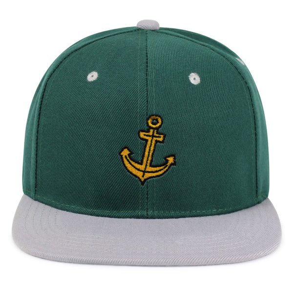 Anchor Snapback Hat Embroidered Hip-Hop Baseball Cap Boat Pirate