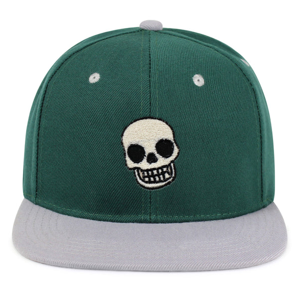 Skull Snapback Hat Embroidered Hip-Hop Baseball Cap Girly Halloween