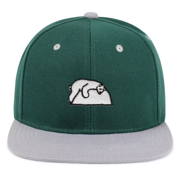 Polar Bear Snapback Hat Embroidered Hip-Hop Baseball Cap Southpole