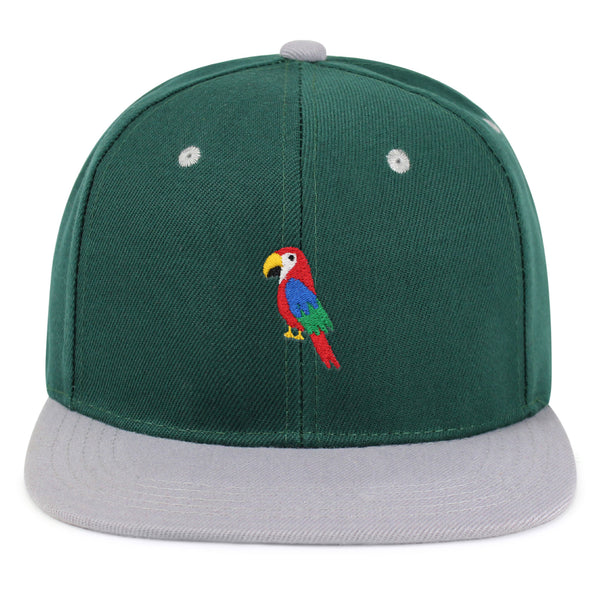 Parrot Snapback Hat Embroidered Hip-Hop Baseball Cap Bird Animal