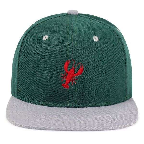 Lobster Snapback Hat Embroidered Hip-Hop Baseball Cap Seafood