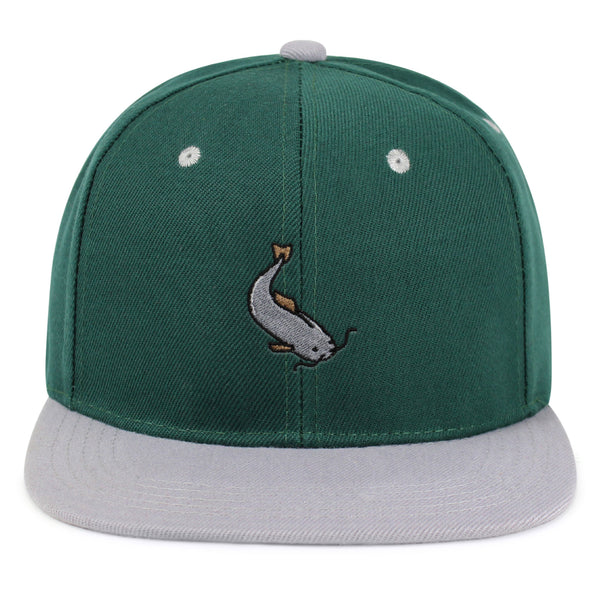 Catfish  Snapback Hat Embroidered Hip-Hop Baseball Cap Seafood