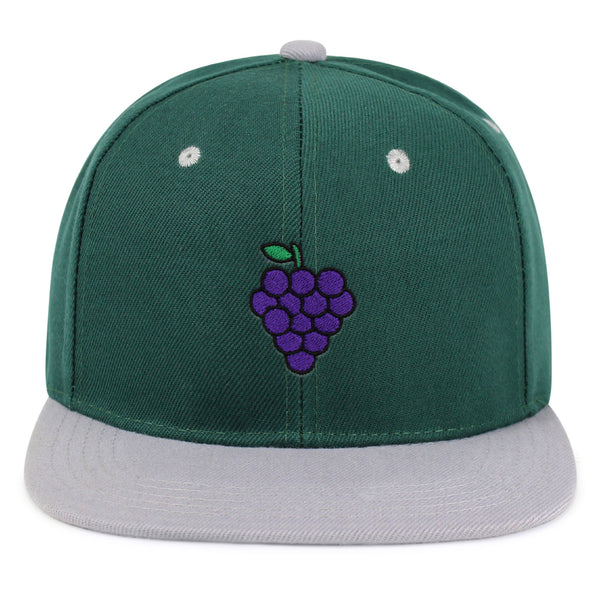 Grapes  Snapback Hat Embroidered Hip-Hop Baseball Cap Fruit