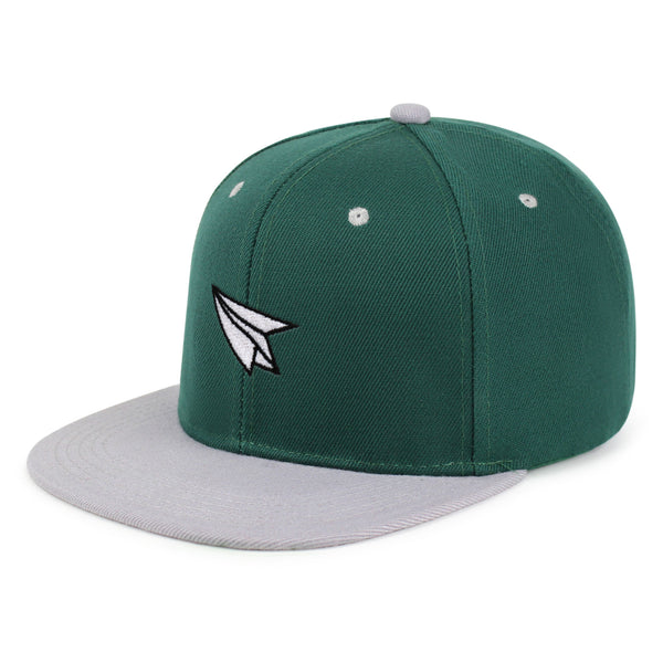 Paper Airplane Snapback Hat Embroidered Hip-Hop Baseball Cap Plane Sky