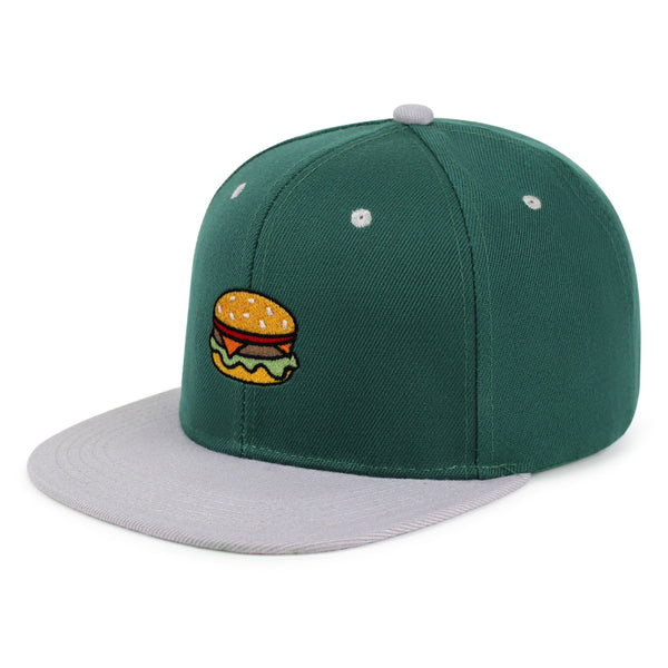 Hamburger Snapback Hat Embroidered Hip-Hop Baseball Cap Fast Food