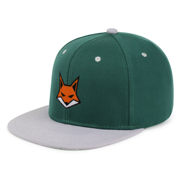 Fox Face Snapback Hat Embroidered Hip-Hop Baseball Cap Wild Animal