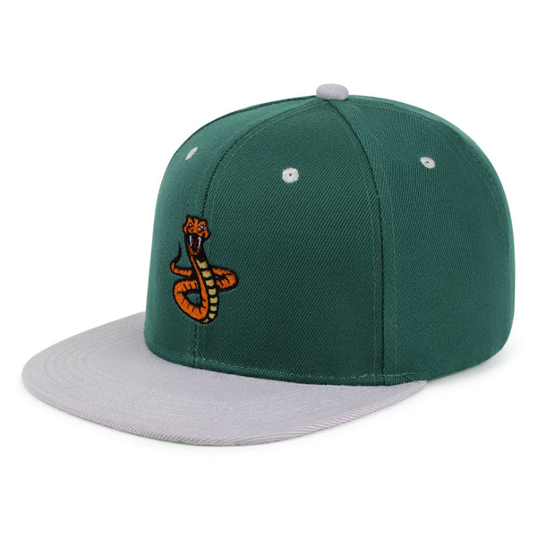 Rattlesnake Snapback Hat Embroidered Hip-Hop Baseball Cap Snake