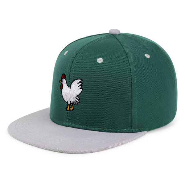 Chicken Snapback Hat Embroidered Hip-Hop Baseball Cap Chick Fried