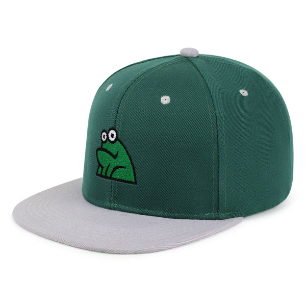 Frog Snapback Hat Embroidered Hip-Hop Baseball Cap Funny