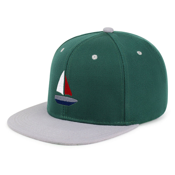 Cute Boat Snapback Hat Embroidered Hip-Hop Baseball Cap Sailor Ocean