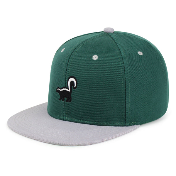 Skunk Snapback Hat Embroidered Hip-Hop Baseball Cap Works Animal