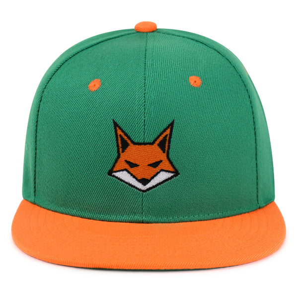 Fox Face Snapback Hat Embroidered Hip-Hop Baseball Cap Wild Animal