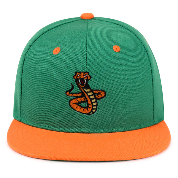 Rattlesnake Snapback Hat Embroidered Hip-Hop Baseball Cap Snake