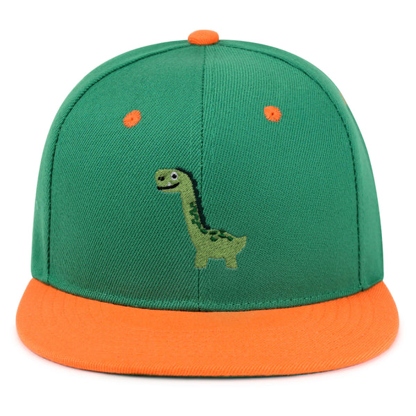 Apatosaurus Dinosaur Snapback Hat Embroidered Hip-Hop Baseball Cap  Kid Dino