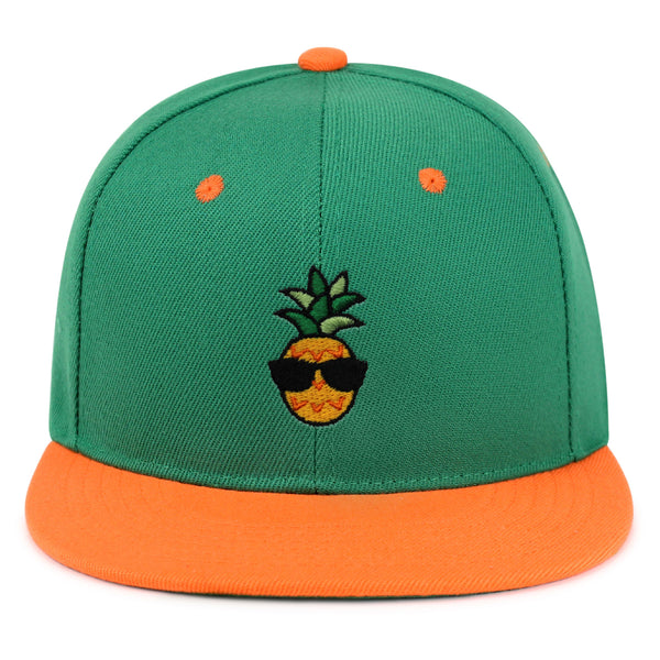 Pineapple Man Snapback Hat Embroidered Hip-Hop Baseball Cap Sunglasses