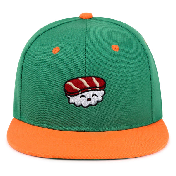 Sushi Snapback Hat Embroidered Hip-Hop Baseball Cap Sashimi Japanese