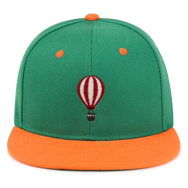 Hot Air Ballon Snapback Hat Embroidered Hip-Hop Baseball Cap Travel Fly Sky