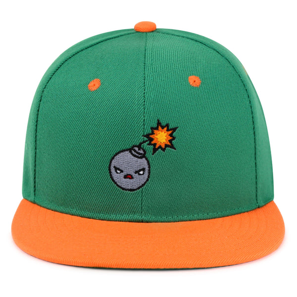 Bomb Snapback Hat Embroidered Hip-Hop Baseball Cap War Combat