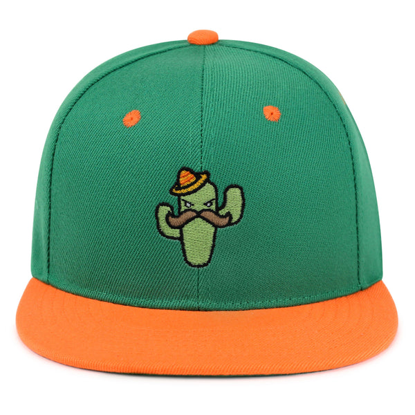 Cactus Snapback Hat Embroidered Hip-Hop Baseball Cap Cowboy Mexican American