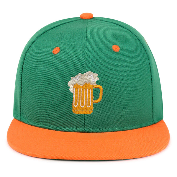 Beer Mug Snapback Hat Embroidered Hip-Hop Baseball Cap Party