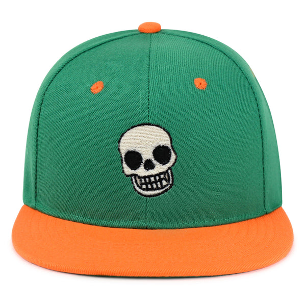 Skull Snapback Hat Embroidered Hip-Hop Baseball Cap Girly Halloween