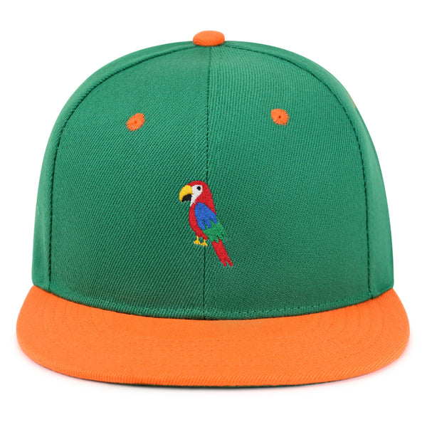 Parrot Snapback Hat Embroidered Hip-Hop Baseball Cap Bird Animal