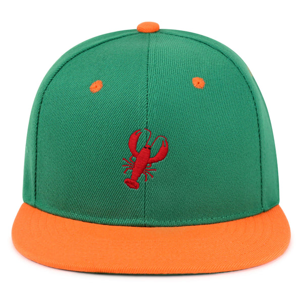 Lobster Snapback Hat Embroidered Hip-Hop Baseball Cap Seafood