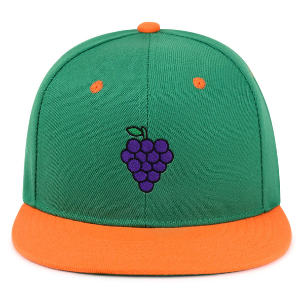 Grapes  Snapback Hat Embroidered Hip-Hop Baseball Cap Fruit