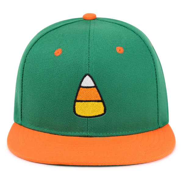 Candy Corn Snapback Hat Embroidered Hip-Hop Baseball Cap Snack Funny