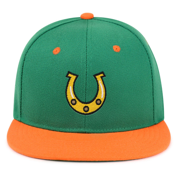 Horseshoe Snapback Hat Embroidered Hip-Hop Baseball Cap Cowboy