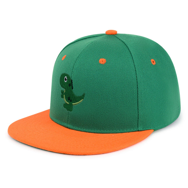 Tyrannosaurus Rex Dinosaur Snapback Hat Embroidered Hip-Hop Baseball Cap  Kid Dino