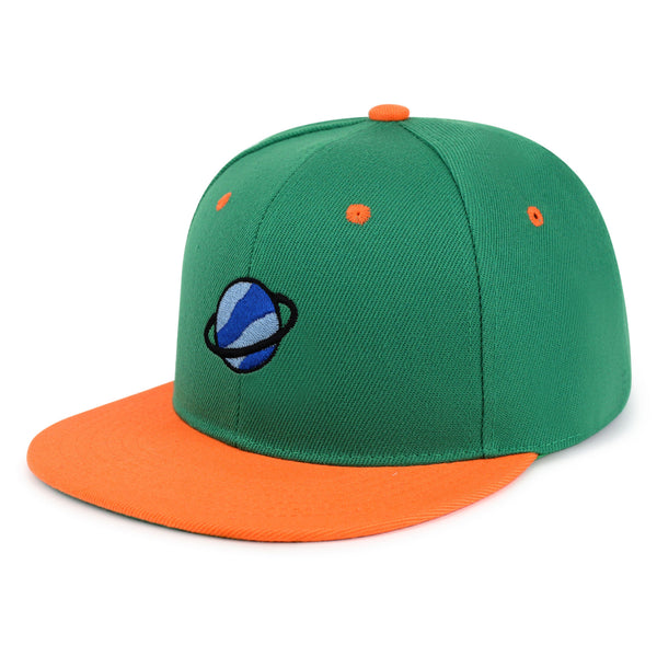 Planet Snapback Hat Embroidered Hip-Hop Baseball Cap Space