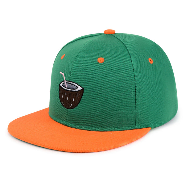 Coconut Snapback Hat Embroidered Hip-Hop Baseball Cap Juice Tree