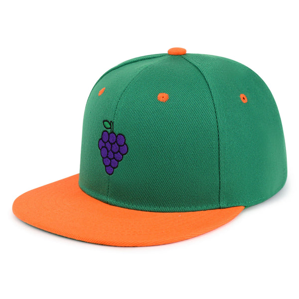 Grapes  Snapback Hat Embroidered Hip-Hop Baseball Cap Fruit