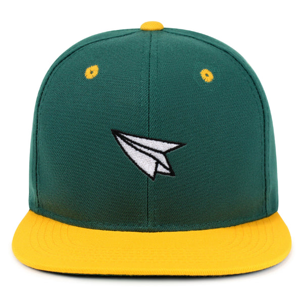 Paper Airplane Snapback Hat Embroidered Hip-Hop Baseball Cap Plane Sky