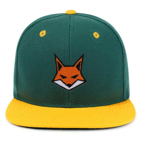 Fox Face Snapback Hat Embroidered Hip-Hop Baseball Cap Wild Animal