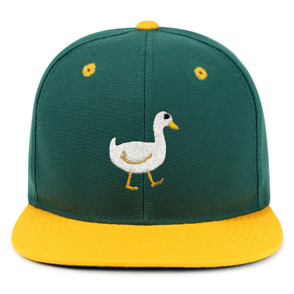 Duck Snapback Hat Embroidered Hip-Hop Baseball Cap Bird Lake