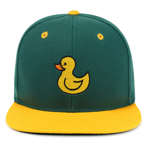 Duck Snapback Hat Embroidered Hip-Hop Baseball Cap Rubberduck Toy