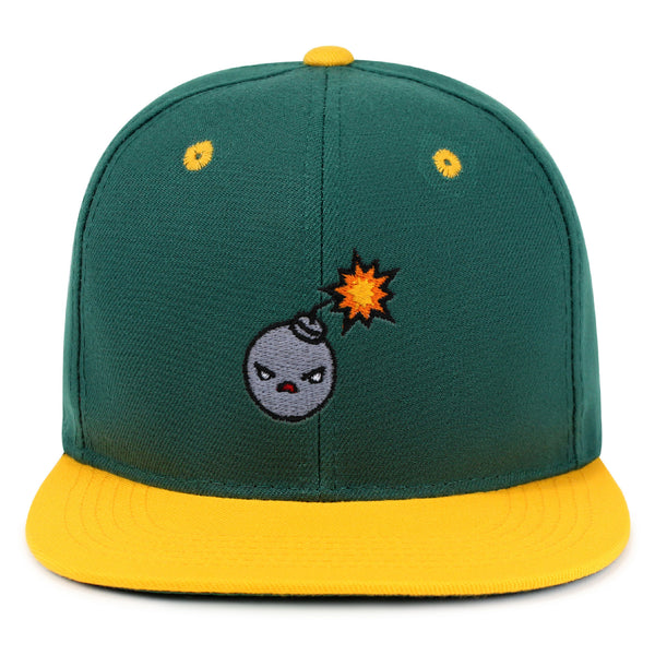 Bomb Snapback Hat Embroidered Hip-Hop Baseball Cap War Combat