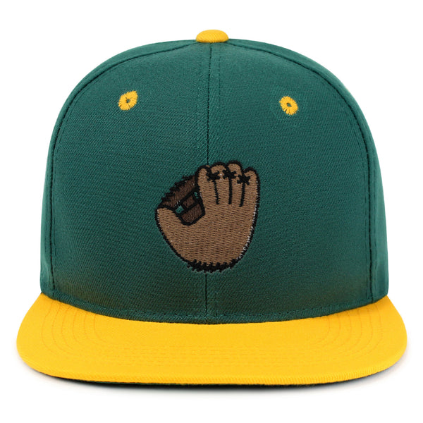 Baseball Glove Snapback Hat Embroidered Hip-Hop Baseball Cap Baseball Game Sports Fan