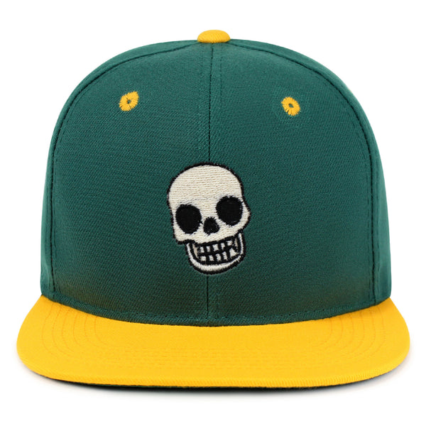 Skull Snapback Hat Embroidered Hip-Hop Baseball Cap Girly Halloween