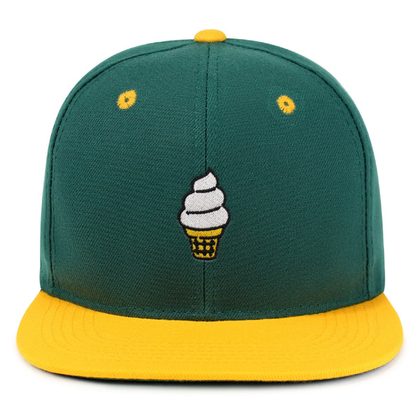 Ice cream Cone Snapback Hat Embroidered Hip-Hop Baseball Cap Cute