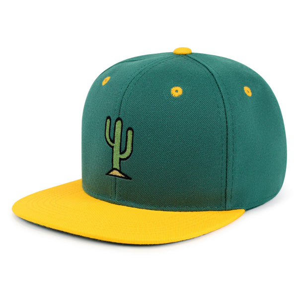 Cactus Snapback Hat Embroidered Hip-Hop Baseball Cap Desert Hot