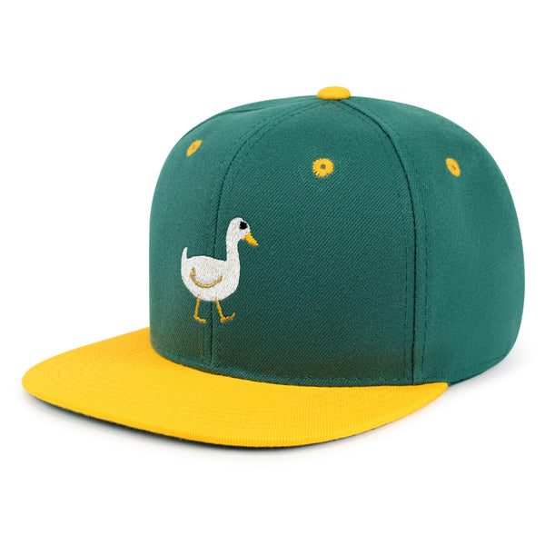 Duck Snapback Hat Embroidered Hip-Hop Baseball Cap Bird Lake