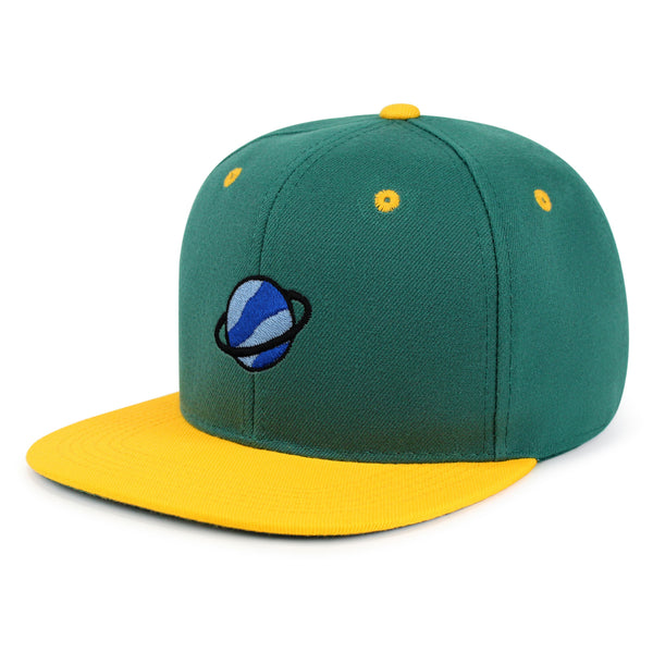 Planet Snapback Hat Embroidered Hip-Hop Baseball Cap Space