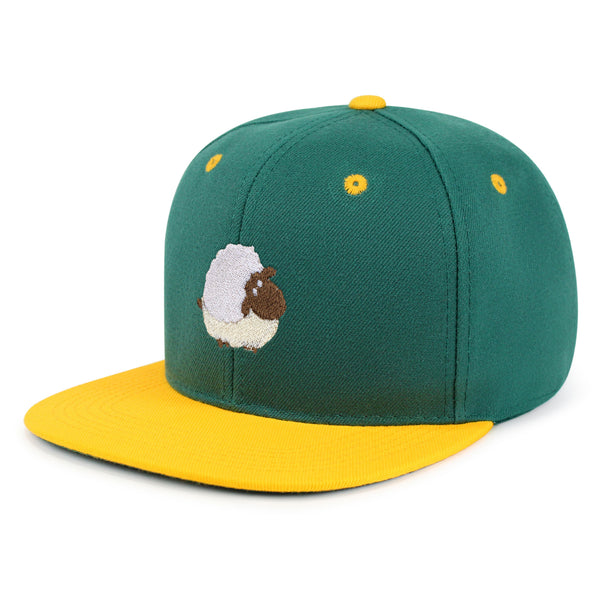 Cute Sheep Snapback Hat Embroidered Hip-Hop Baseball Cap Animal Zoo