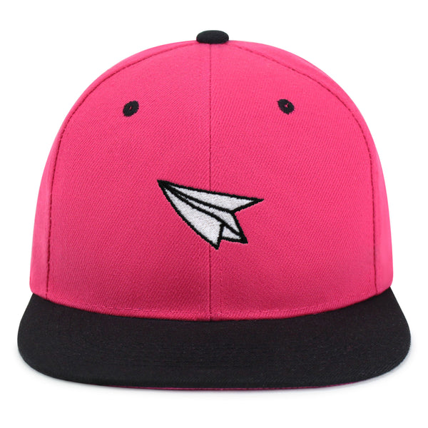 Paper Airplane Snapback Hat Embroidered Hip-Hop Baseball Cap Plane Sky