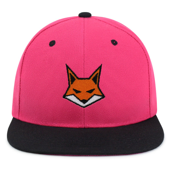 Fox Face Snapback Hat Embroidered Hip-Hop Baseball Cap Wild Animal