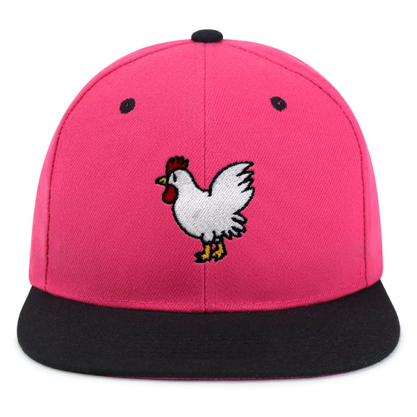 Chicken Snapback Hat Embroidered Hip-Hop Baseball Cap Chick Fried